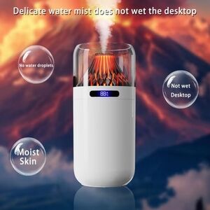 White and Black Humidifier with LED Display use For Aromatherapy too.